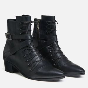 Modern Vice Nikki Boots in matte black-size 40 (9)